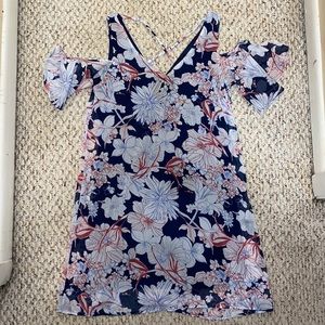 Cold Shoulder shift dress